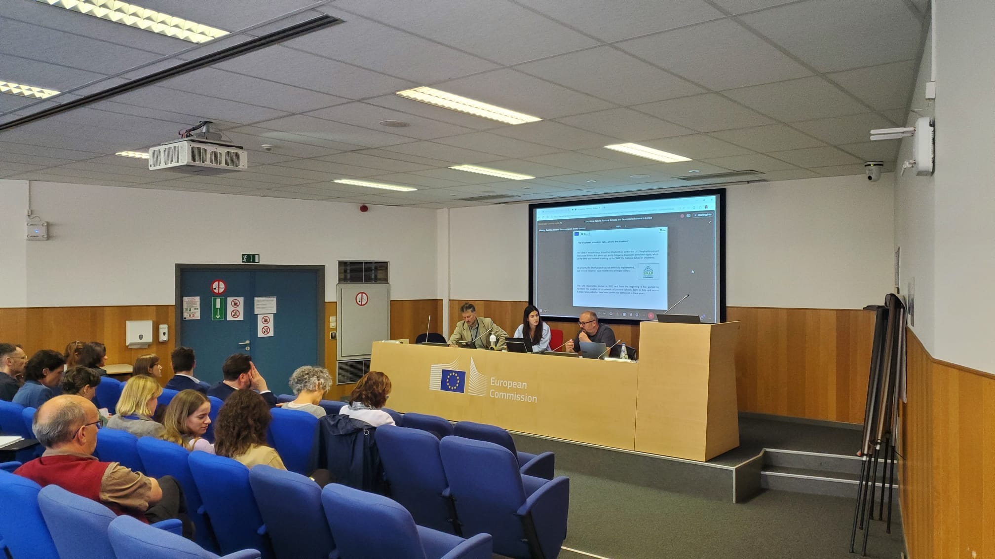 LIFE ShepForBio a Bruxelles: focus su ricambio generazionale, pastoralismo e Scuole per Pastori