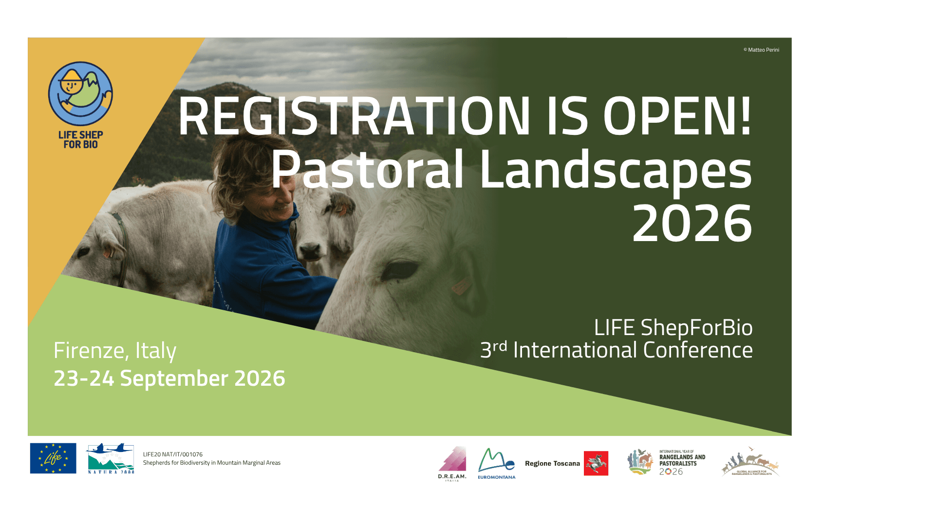 Terza conferenza internazionale LIFE ShepForBio: Paesaggi pastorali 2026. Ecco a voi il programma